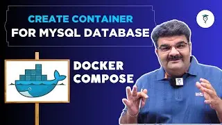 Episode 42/135  | Create Container For MySQL Database | Docker Compose | Docker Full Course