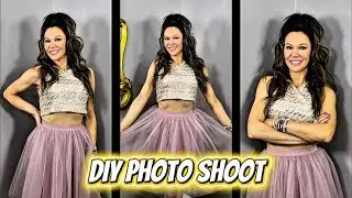 DIY Photo Shoot at Home!  How to Take Portraits With Your Phone!