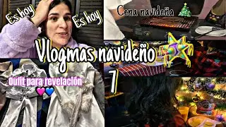 VLOGMAS NAVIDEÑO 🪅 7 /Cena navideña 🌮meyson le deja galletas 🍪 y leche 🥛 a santa🎅
