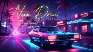Retro Synth - Neon Drive [Drums Removed] (Free Music)