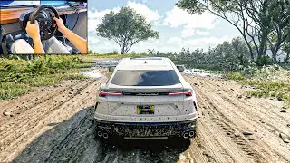 Lamborghini Urus - The Crew Motorfest (Steering wheel gameplay)