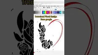 #valentineday | #coraldraw  | Draw Valentine card in coral draw