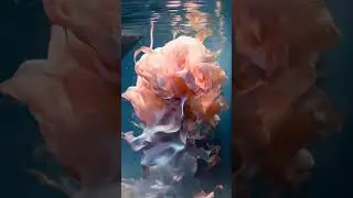 Abstract Structure Under Water #3d #aiart #motiongraphics #animation