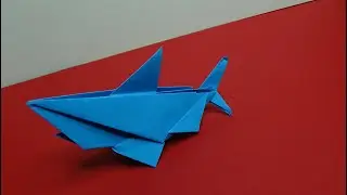 Origami  SHARK easy - Tutorial / How to make an paper SHARK