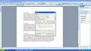 What is a Microsoft Word 2003 "Style"?