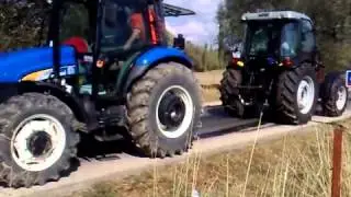new holland td 85 hattat 110 çekişme