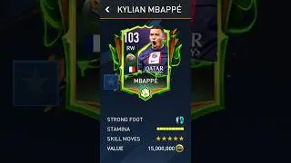 Kylian Mbappe Cards Evolution in FIFA (2022-23)