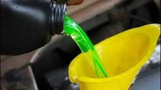 CAR COOLANT SYSTEM FLUSH & RESERVOIR CLEANING | RUST IN COOLANT BOTTLE