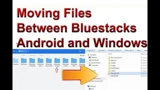 Moving Files Between Bluestacks Android and Windows
