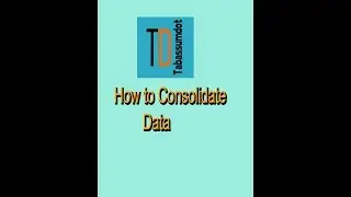Excel 5 | How to consolidate data | consolidate data file in excel sheet