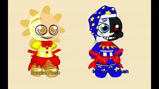 Sun and Moon Plushies (+Codes) || GL2 || FNAF SB