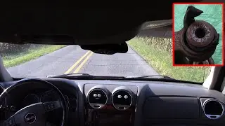 2007 Envoy pulls right when braking hard - but it aint the brakes (lower control arm bracket r&r)