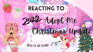 Strawberry Vlogz #6: Reacting to #roblox #adoptme 2022 Christmas Update | seasidestrawberrii