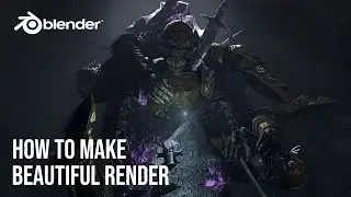 Как сделать красивый рендер в Blender / How to make a beautiful render in Blender