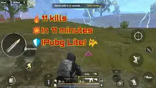 Challage - 11 kills in 11 minutes(Pubg Lite) 🐅