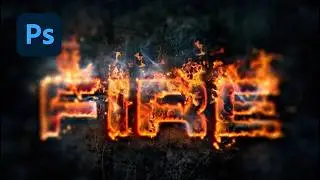 Fire Text Effect in Photoshop Tutorial | Photoshop CC Tutorial