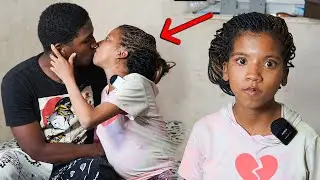 THE YOUNG WOMAN INTRODUCES HER PARTNER TO US (she looks like a girl) LOVE STORY