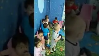 садиктеги бир күн!!! акылды балалар!