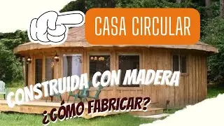 Como construir una casa circular con madera #cheaphouse #casademadera #construção #construção