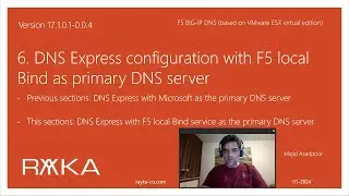 6. Confguring DNS Express with F5 local Bind as primary DNS server