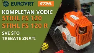 Stihl FS 120/ FS 120 R Kompletan vodič - Prezentacija/Održavanje/ Montiranje glave i noža/Paljenje