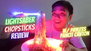 Lightsaber Chopsticks Payless Pancit Canton Review | Shopee Finds & Giveaway