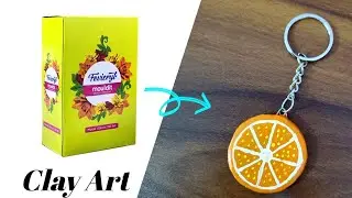How To Make Keychain  || Mouldit Clay Craft idea #tzeasycraft