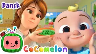 Grøntsagssang | CoComelon Dansk | Moonbug Børn Dansk - Sange og tegnefilm for børn