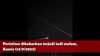 Benda langit Jatuh terlihat di Hampir seluruh Pulau Jawa
