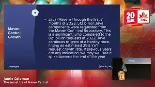 J-Fall 2023: The secret life of Maven Central - Jamie Coleman
