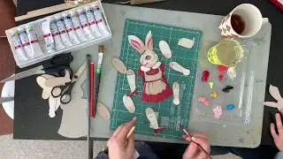 Художник театра Образцова Анна Лиханова рассказывает как сделать бумажную куклу