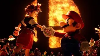 The biggest crossover ever!!!|Mario & Sora Shake Hands - Sora EXTENDED Reveal Trailer