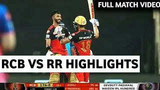 RCB Vs RR full match highlights 2021 | Bangalore vs rajasthan today full match highlights