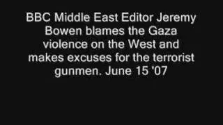 Jeremy Bowen blames the West