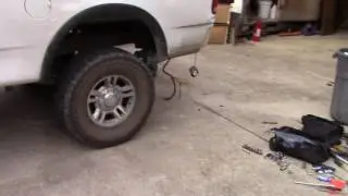 Lift kit on a Ford F150 4x4