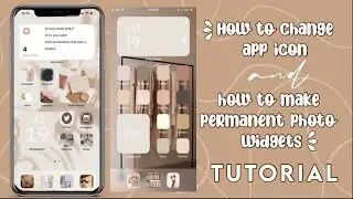 IOS 14 AESTHETIC HOMESCREEN CUSTOMIZATION  ♡ widget + icon