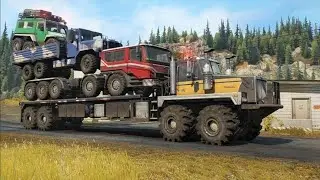 Snowrunner gameplay and walkthrough no commentary island lake missions