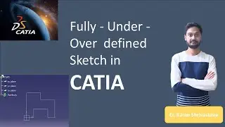 Fully defined sketch in CATIA  