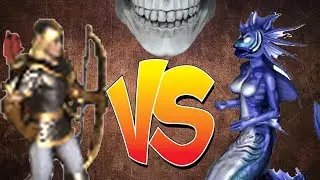 Heroes of Might and Magic III. Grand elf VS Ice elemental