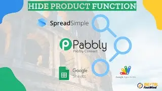 Pabbly Connect integration + SpreadSimple - Addon to Hide Products