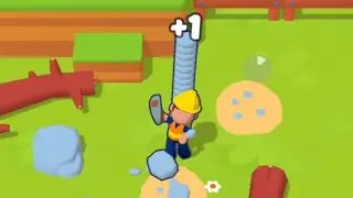 Build It 😁 new android game, break stones, cut trees, collect resources and build