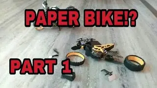 How to make TVS Apache RR 310 paper model bike(wheels)