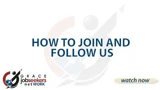 Grace Job Seekers NetWORK - Connect & join us