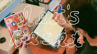 reset with me for the new year ~ setting up my hobonichi, 2024 goals