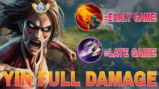 Yin BEST FULL DAMAGE BUILD 2026 | One Shot Every Hero! MLBB Guide ~ Mobile Legends