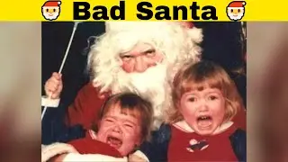 Santa Scaring The Christmas Joy Out Of Kids 🎅🏻