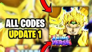 ALL JOJO UPDATE 1 CODES FOR ANIME VERSE X! | ROBLOX ANIME VERSE X