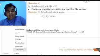 Ratio, Proportion, Indices & Logarithms | CA Foundation Full Chapter 1