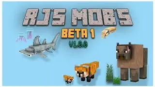 Rj's Mob's Beta 1 Trailer | Minecraft Bedrock ( Xbox, PS4 ~ 5, Android, iOS, windows 10 ~ 11)