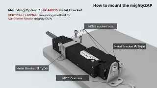 How to mount mightyZAP (IR-MB03)